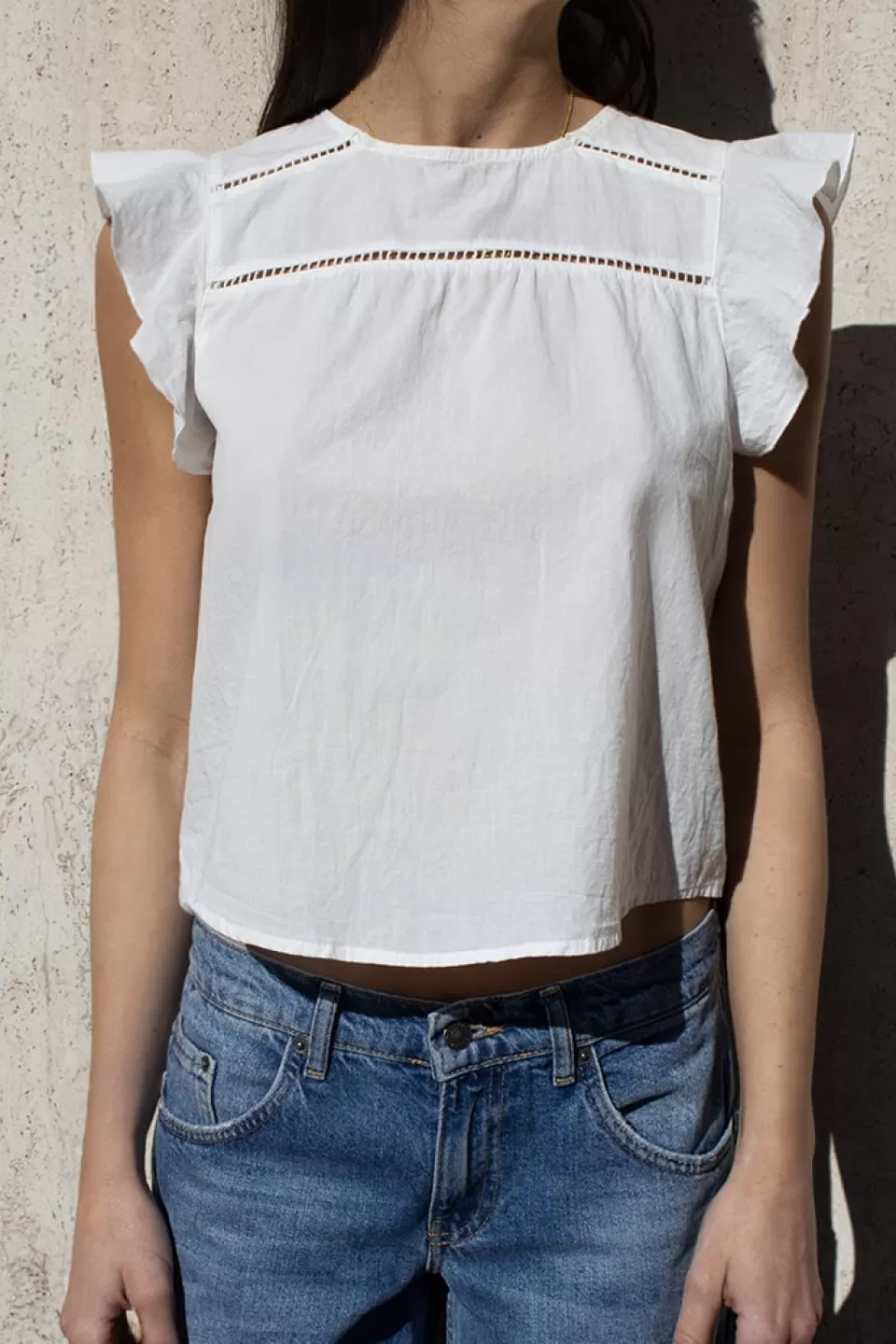 Subdued Blusa con rouches