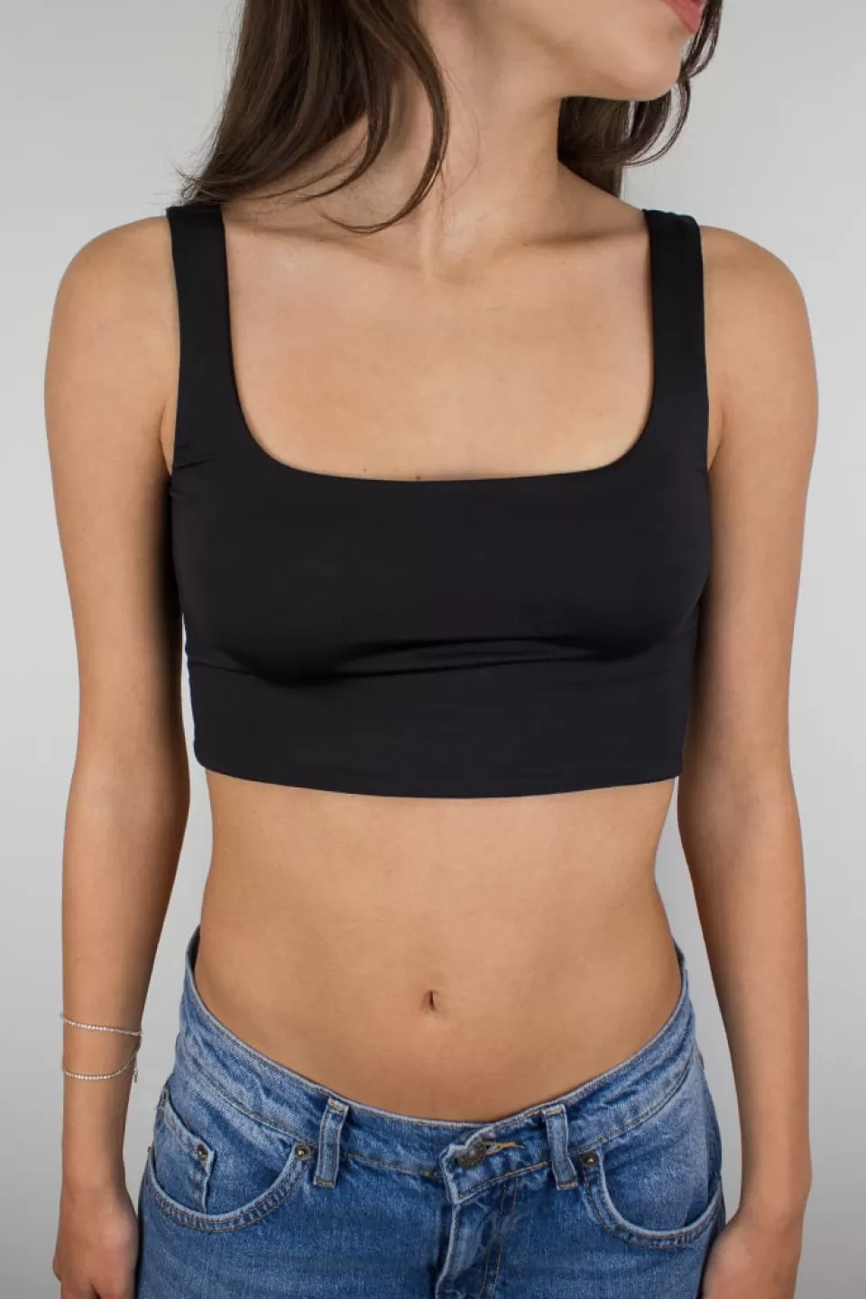 Subdued Crop top scollo quadrato