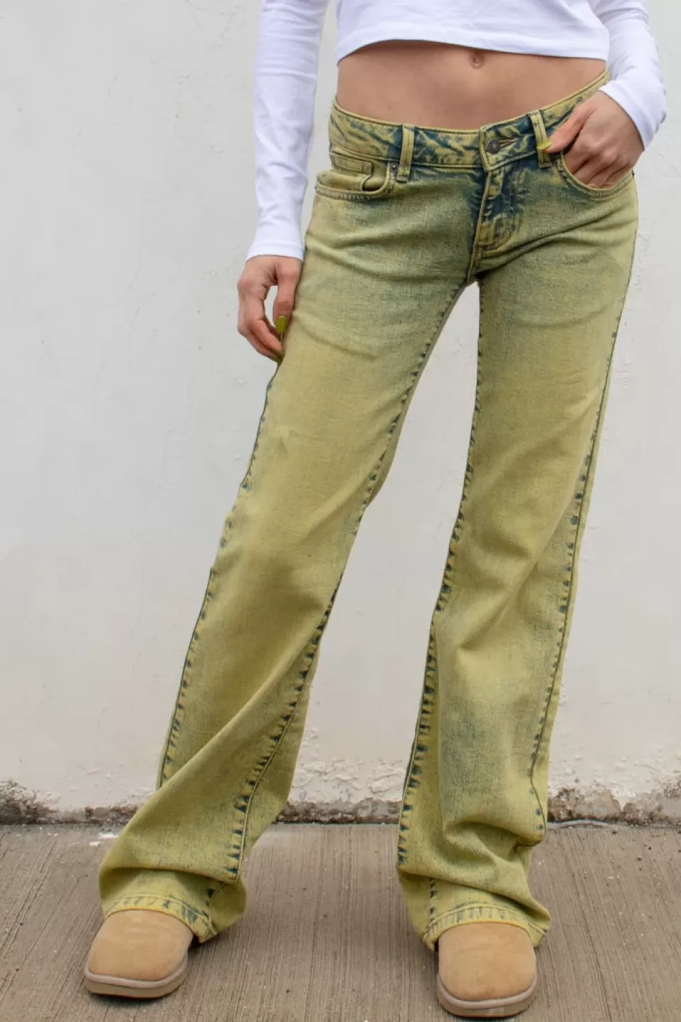 Subdued Jeans flare low waist