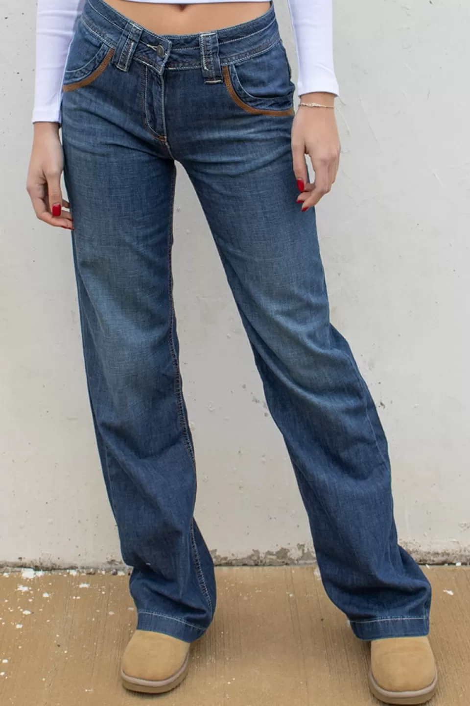 Subdued Jeans low waist