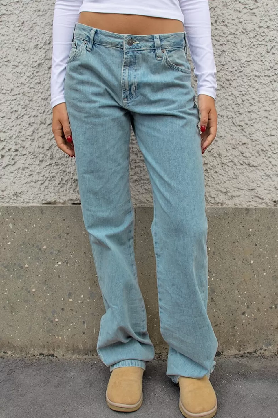 Subdued Jeans low waist con ricamo