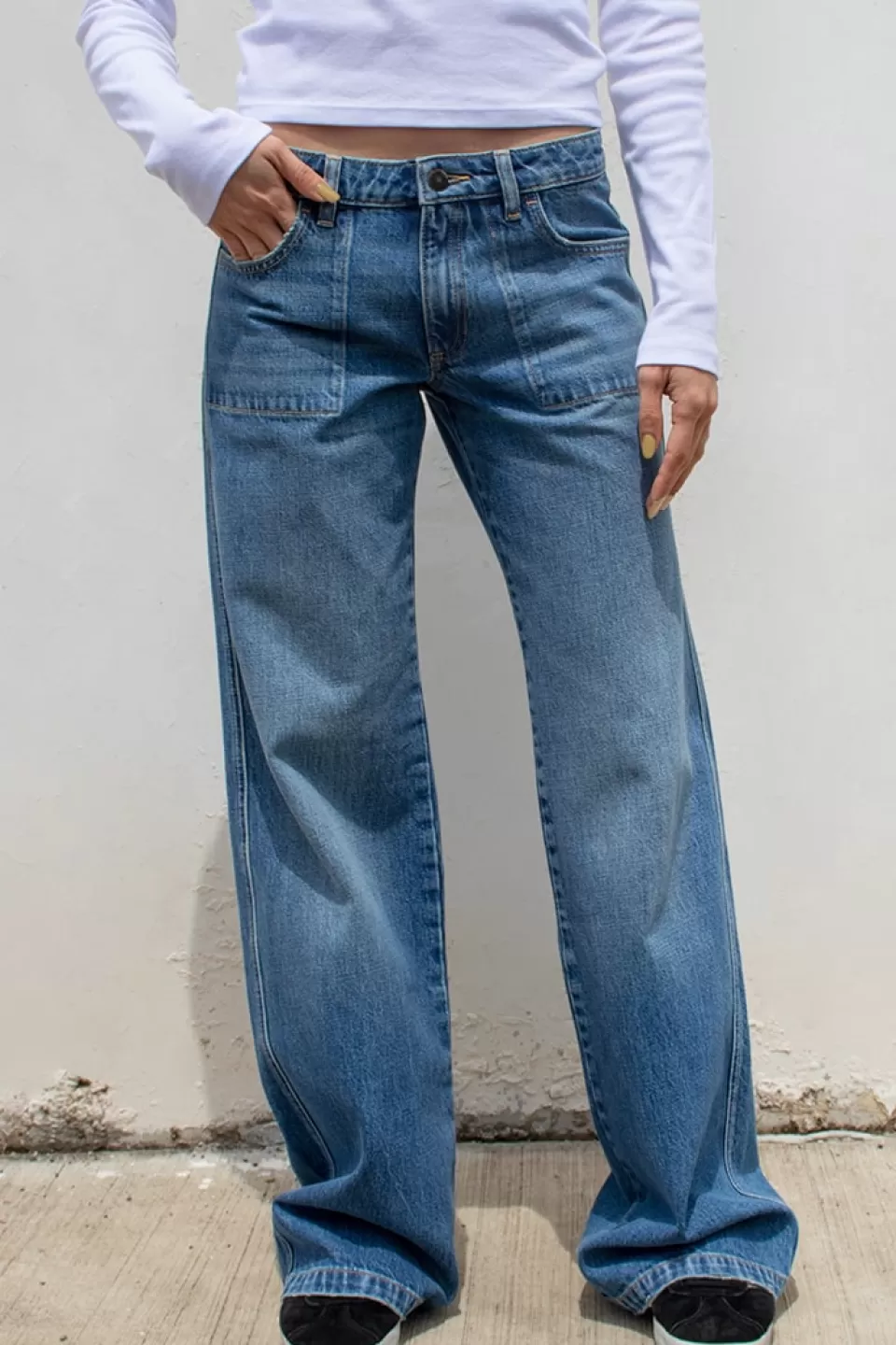 Subdued Jeans straight low waist