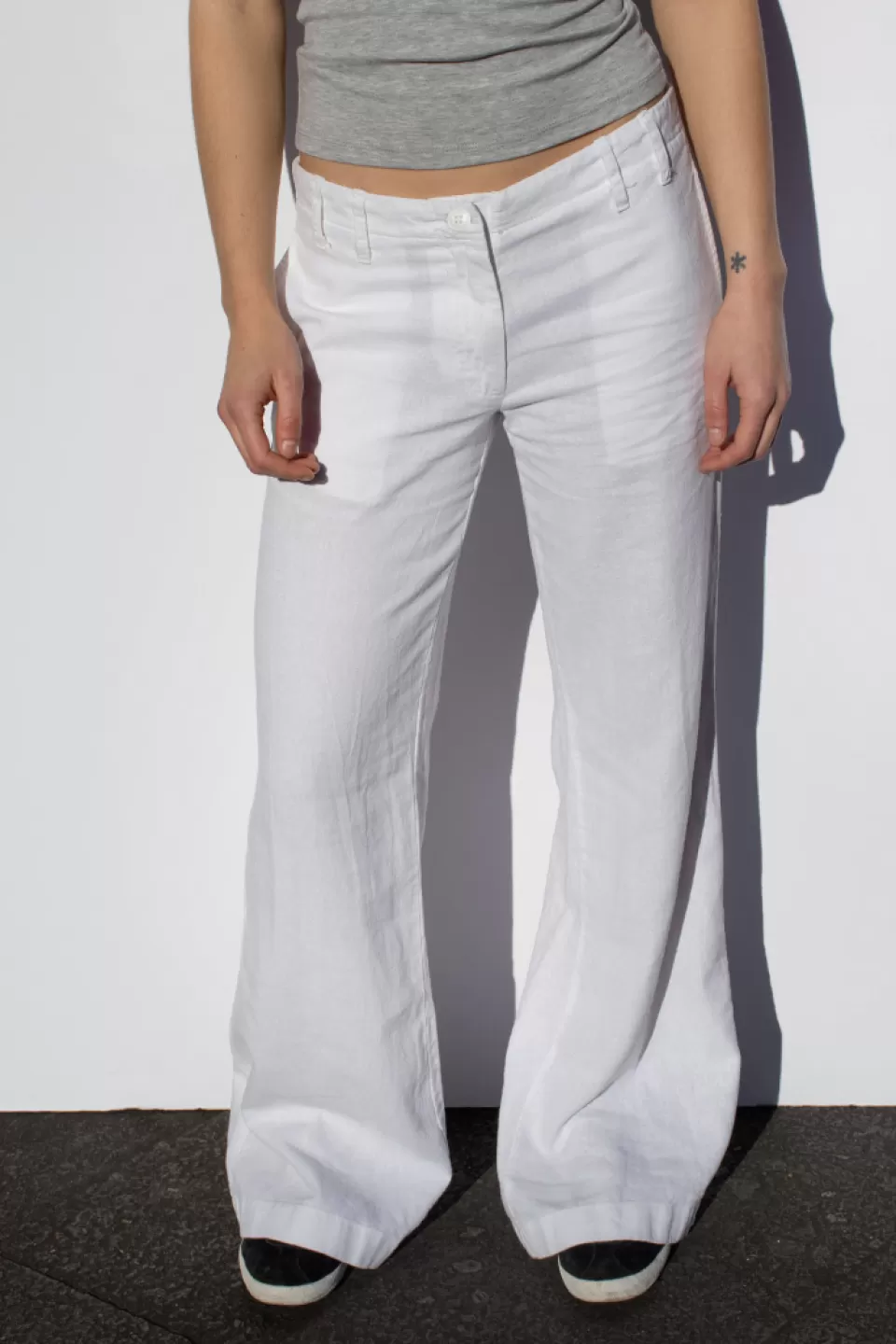 Subdued Pantaloni low waist in lino