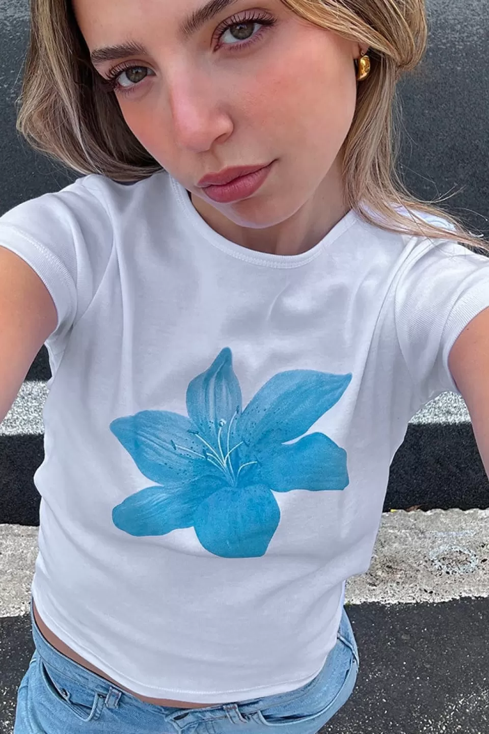 Subdued T-shirt Flower