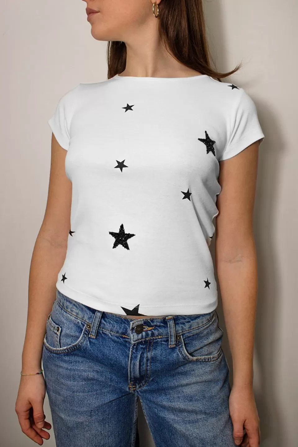 Subdued T-shirt Stelle paillettes